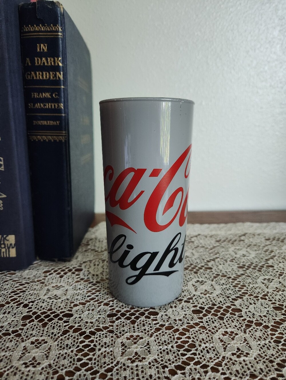 Coca-Cola Light (Diet Coke) Glass Tumber — Red & Black Logo